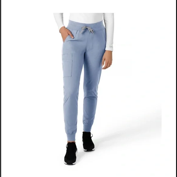 Carhartt Women's Force Essentials Periwinke Jogger Scrub Pants NWOT - Picture 1 of 8